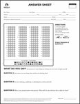 Ready to Give an Answer - Printed Answer Sheet
